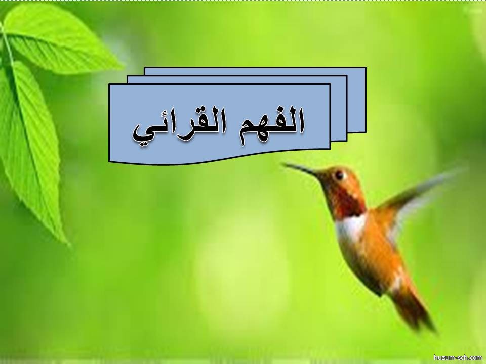 الفهم القرائي بين اللغتين العربية والإنجليزية